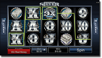 Sterling Silver online slots on iPhone and tablets