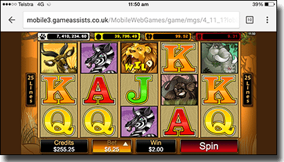 Mega Moolah progressive jackpot mobile slots for real money