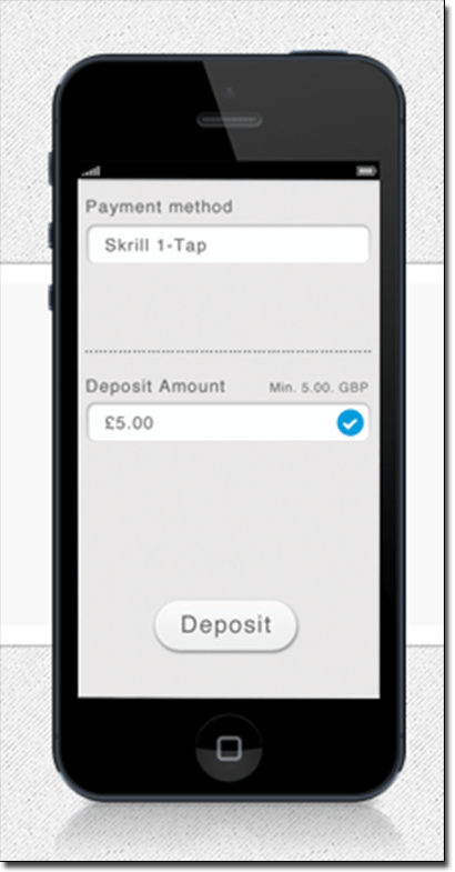 How to deposit on mobile using Skrill
