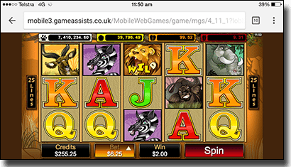 Mega Moolah Mobile Slot Review - Progressive Jackpot