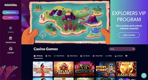 Kahuna Casino mobile review 